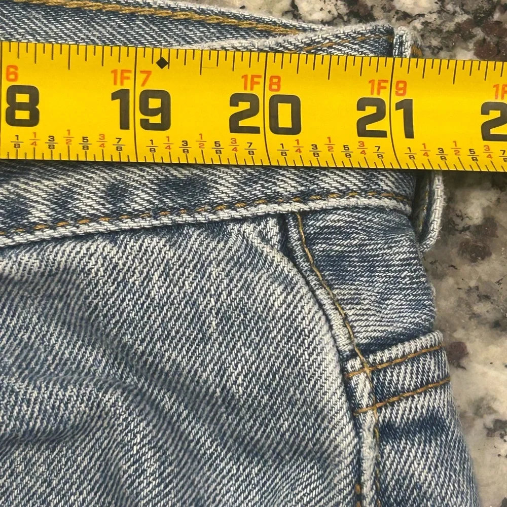 Levi's‎ 505 VTG Men's Regular Fit Straight Leg Light Wash Blue Jeans 42/32